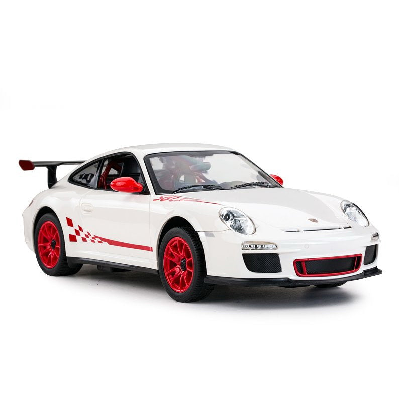 MASINA CU TELECOMANDA PORSCHE GT3 ALB CU SCARA 1 LA 14