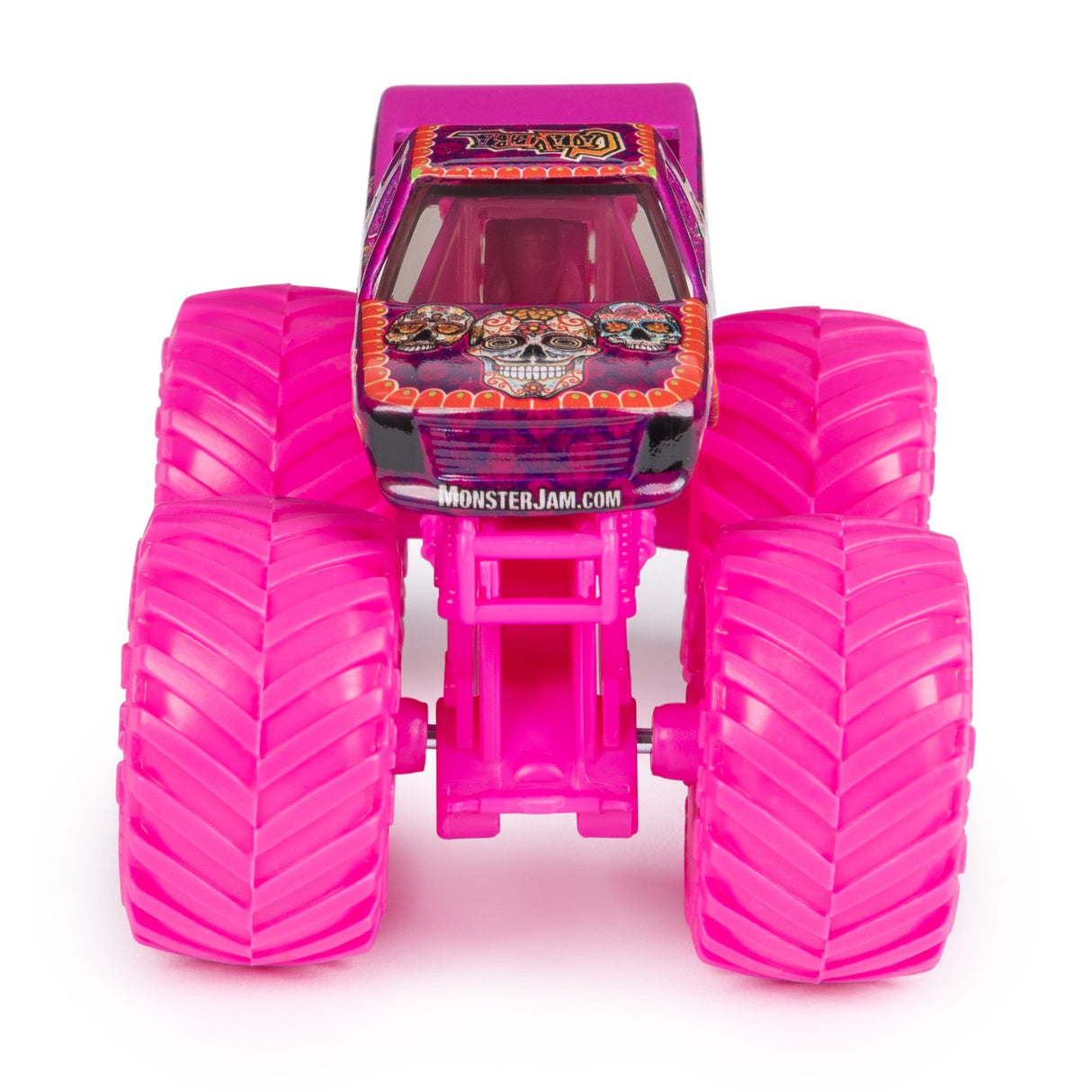MONSTER JAM MASINUTA METALICA CALAVERA SCARA 1 LA 64