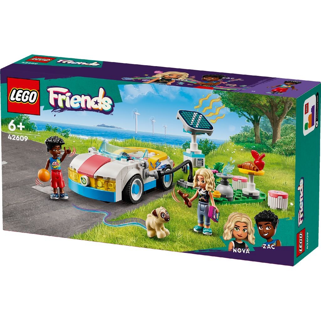 LEGO FRIENDS MASINA ELECTRICA SI INCARCATOR 42609