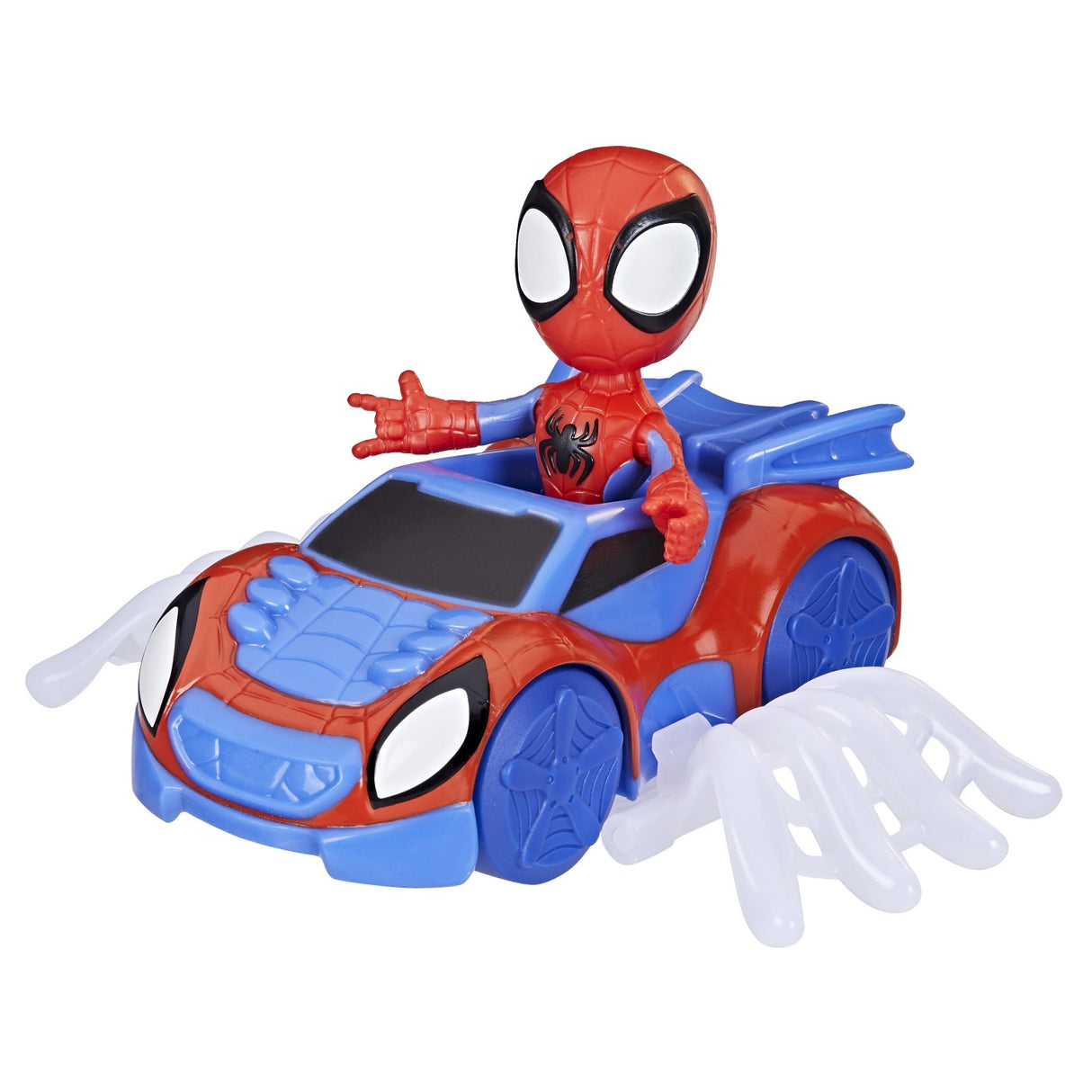 SPIDEY PRIETENII EXTRAORDINARI SET MASINUTA SI FIGURINA SI ACCESORIU SPIDEY