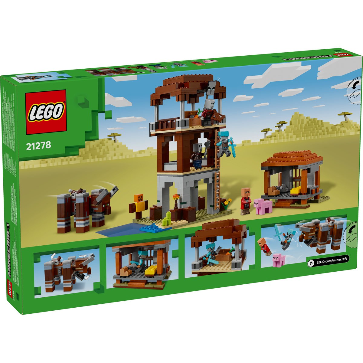 LEGO MINECRAFT AVANPOSTUL JEFUITORULUI SI DISTRUGATOR 21278