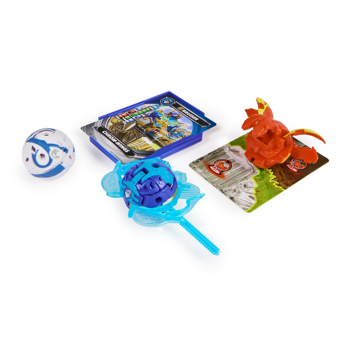 BAKUGAN STARTER PACK BRUISER, OCTOGAN SI NILLIOUS