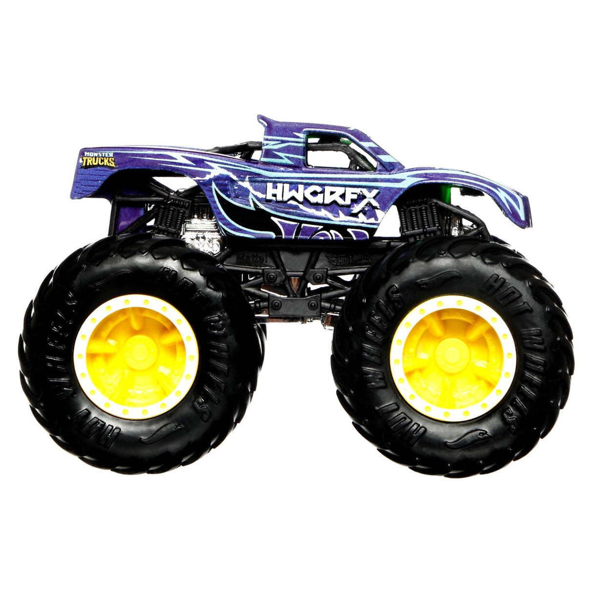 HOT WHEELS MONSTER TRUCK CAMION PODIUM CRASHER CU CULORI SCHIMBATOARE SCARA 1:64