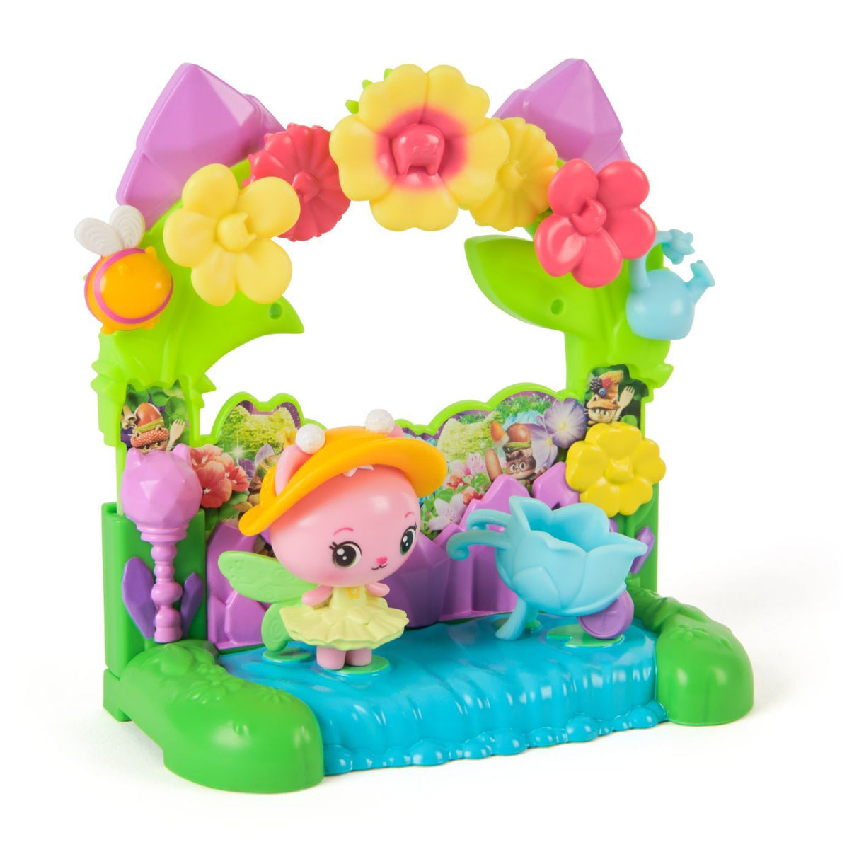 GABBYS DOLLHOUSE FILMUL SET BALCONUL GRADINA SI FIGURINA ZANA REGINA KITTY CU ACCESORII