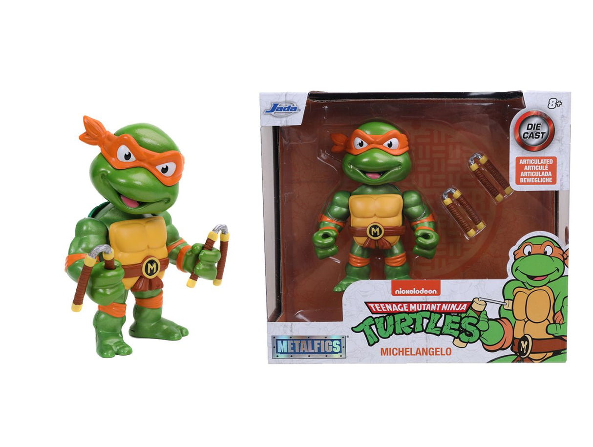 FIGURINA METALICA TESTOASELE NINJA PERSONAJUL MICHELANGELO