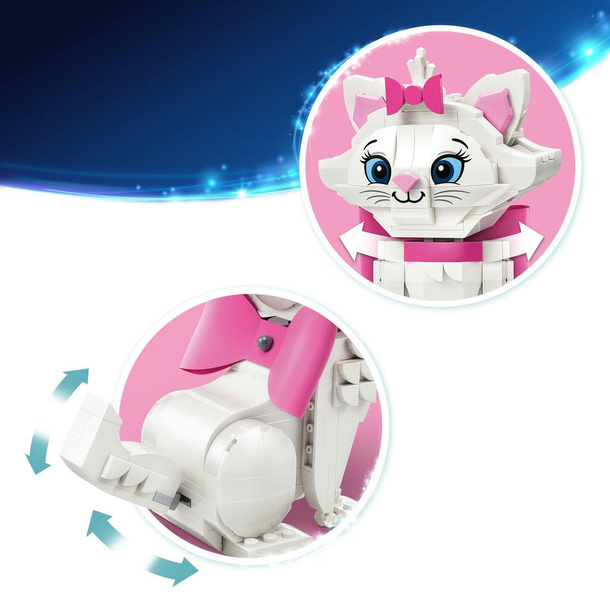 LEGO DISNEY THE ARISTOCATS ADORABILA MARIE DIN PISICILE ARISTOCRATE 43286