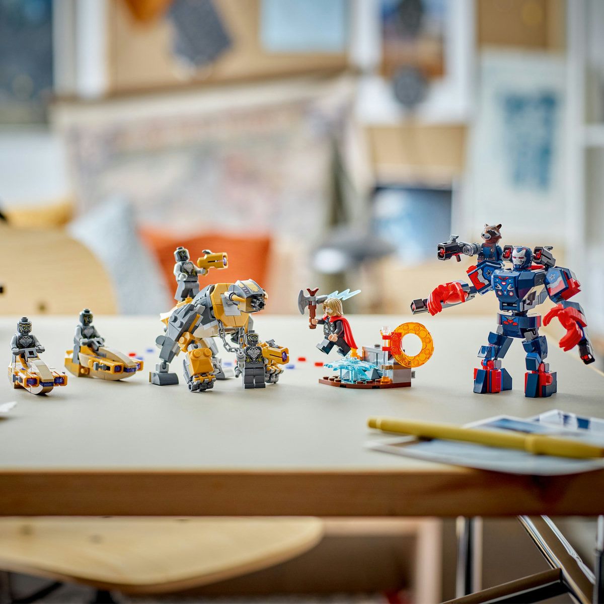 LEGO MARVEL RAZBUNATORII THOR VS CHITAURI SFARSITUL JOCULUI 76322