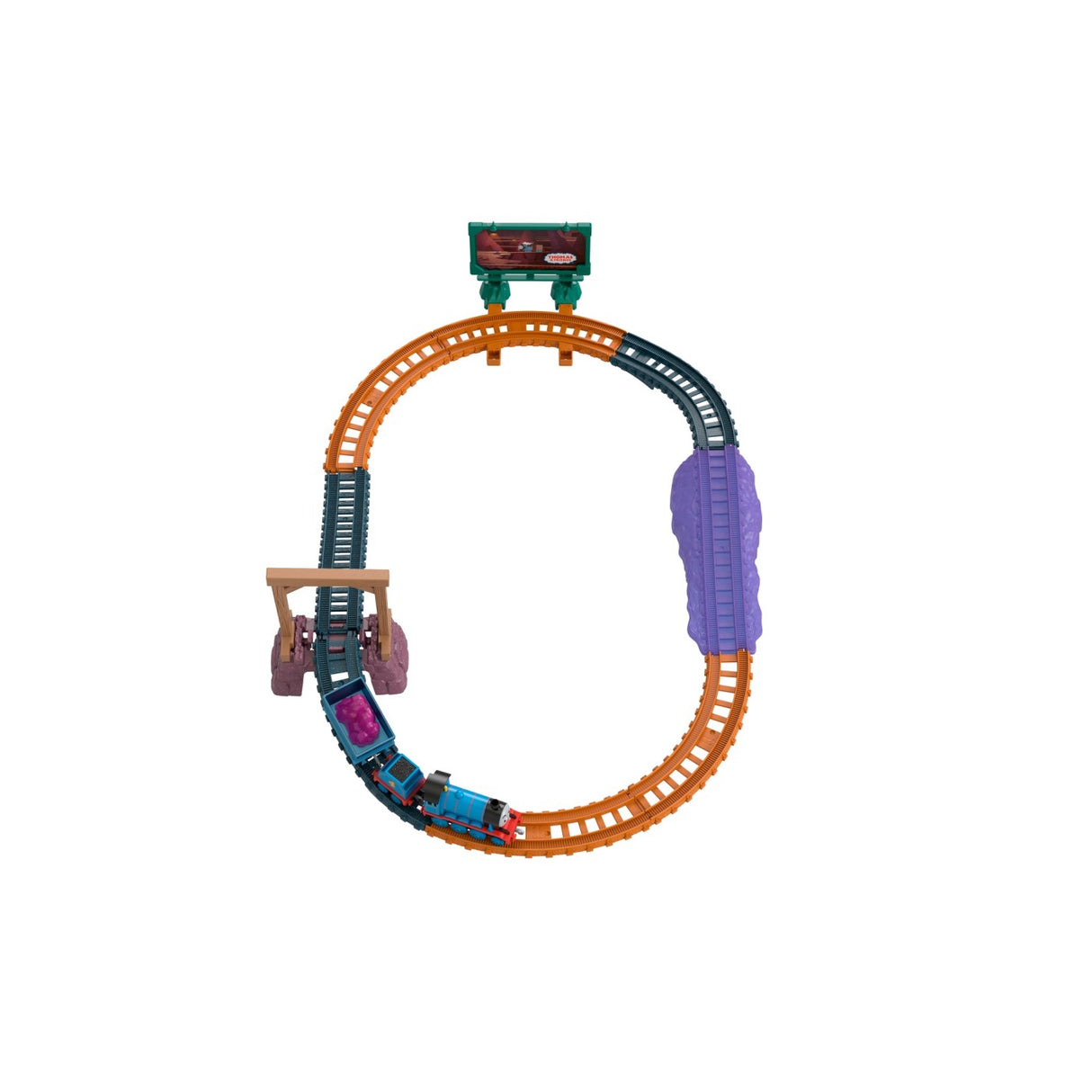 THOMAS SET DE JOACA CU LOCOMOTIVA PUSH ALONG GORDON SI ACCESORII
