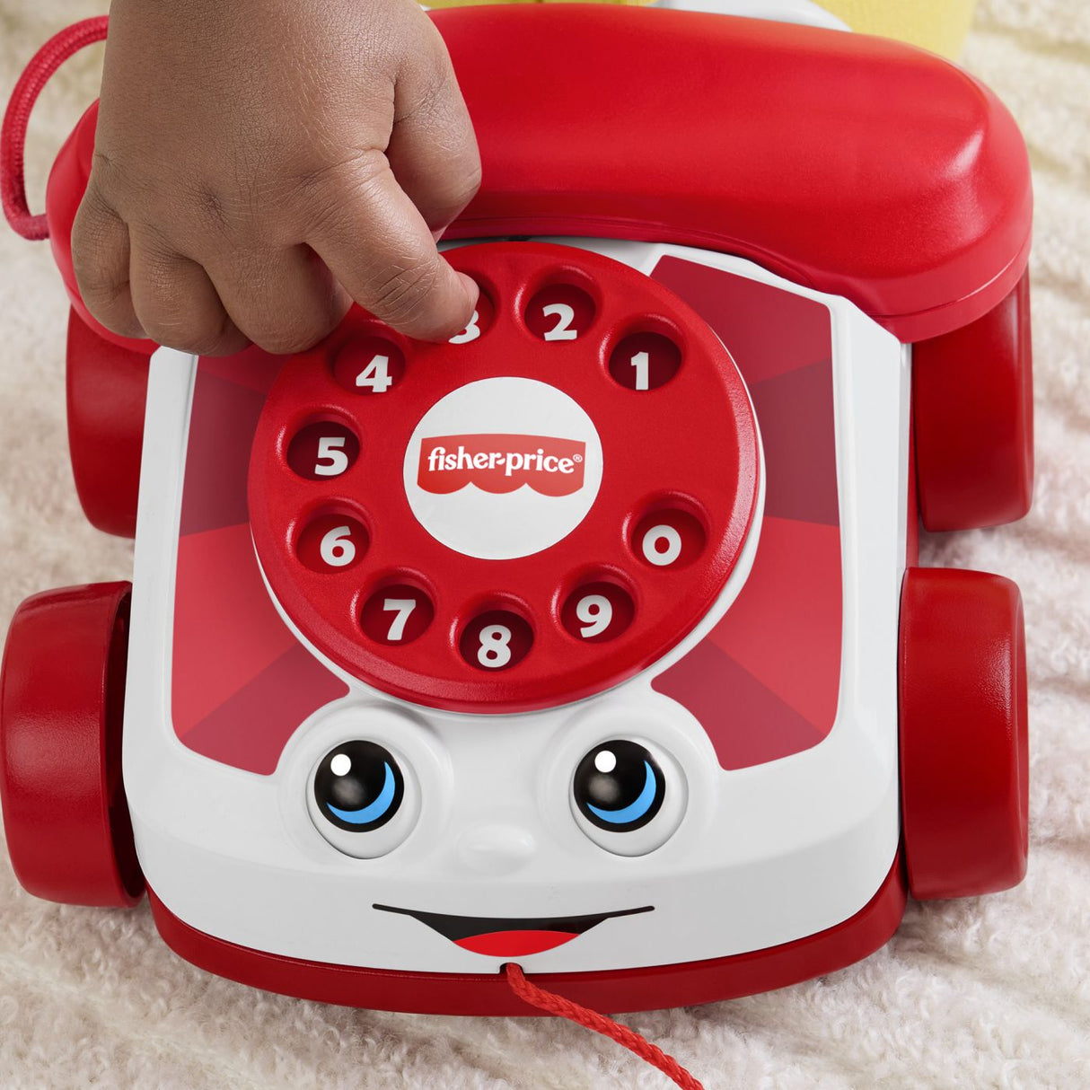 FISHER PRICE TELEFON INTERACTIV ROSU