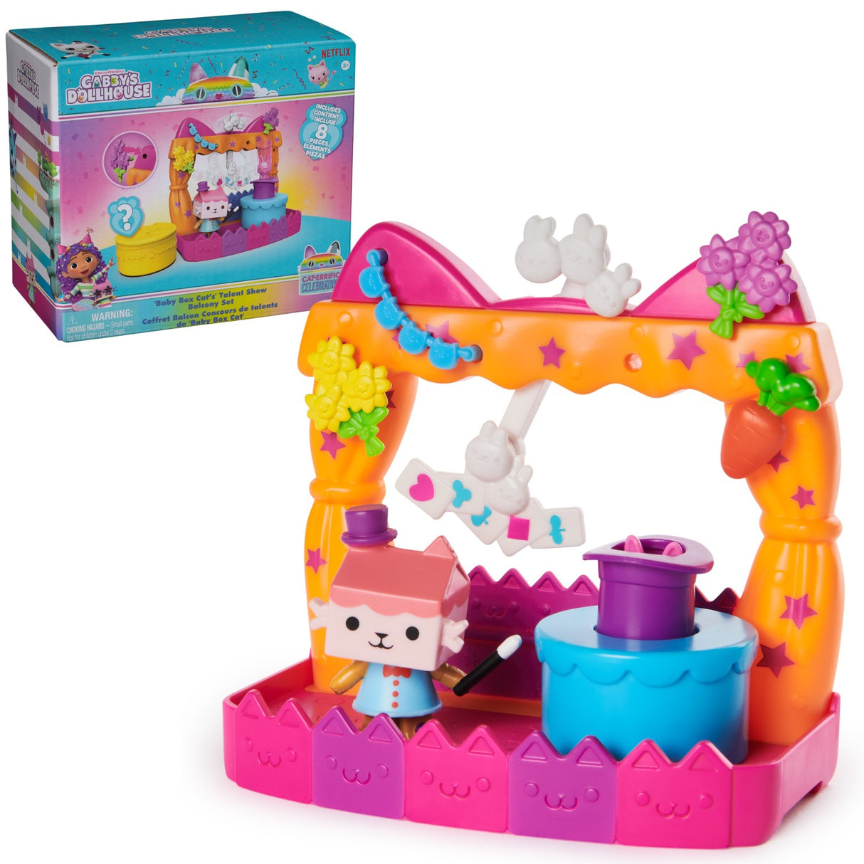 GABBYS DOLLHOUSE SET BALCON TALENT SHOW