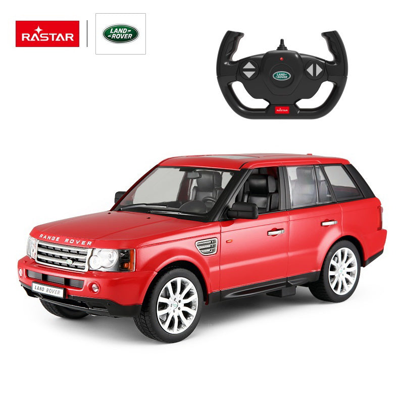 MASINA CU TELECOMANDA RANGE ROVER SPORT ROSU CU SCARA 1 LA 14