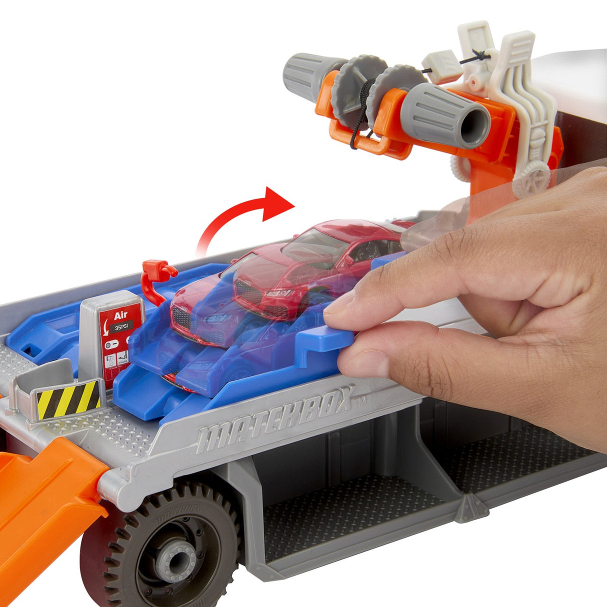 MATCHBOX ACTION DRIVERS CAMION DE REPARATII SI REMORCARE