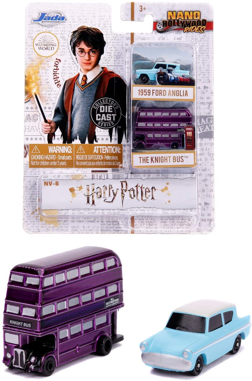 HARRY POTTER2 SET 2 MASINUTE THE KNIGHT BUS SI FORD ANGLIA 1959