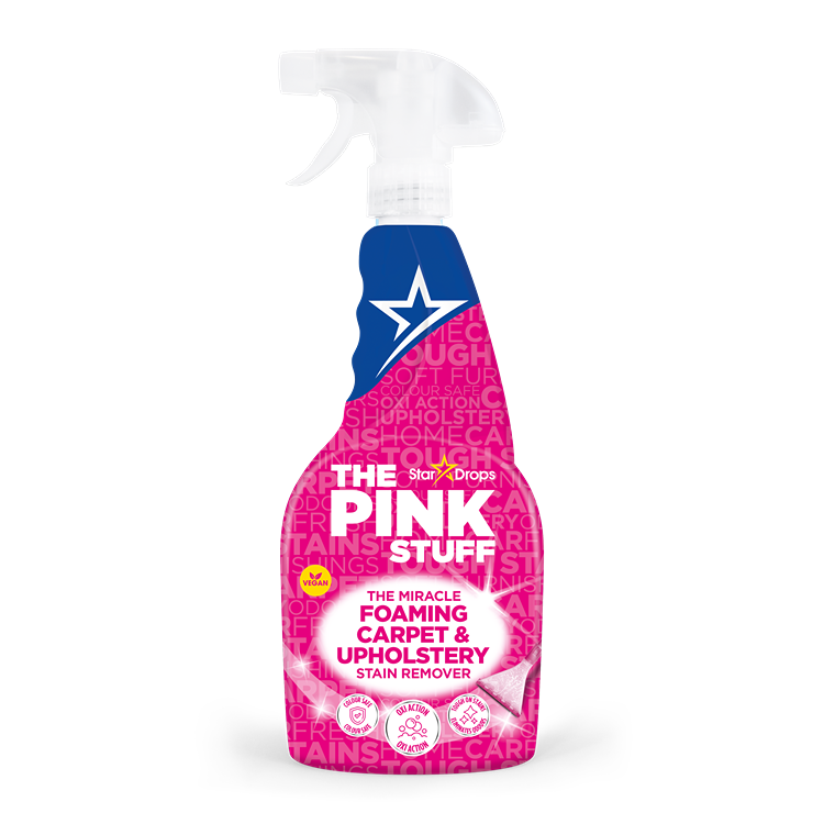 Detergent pentru Covor și Tapițerie The Pink Stuff 500ml - Îndepărtare Ușoară a Stărilor Incomode