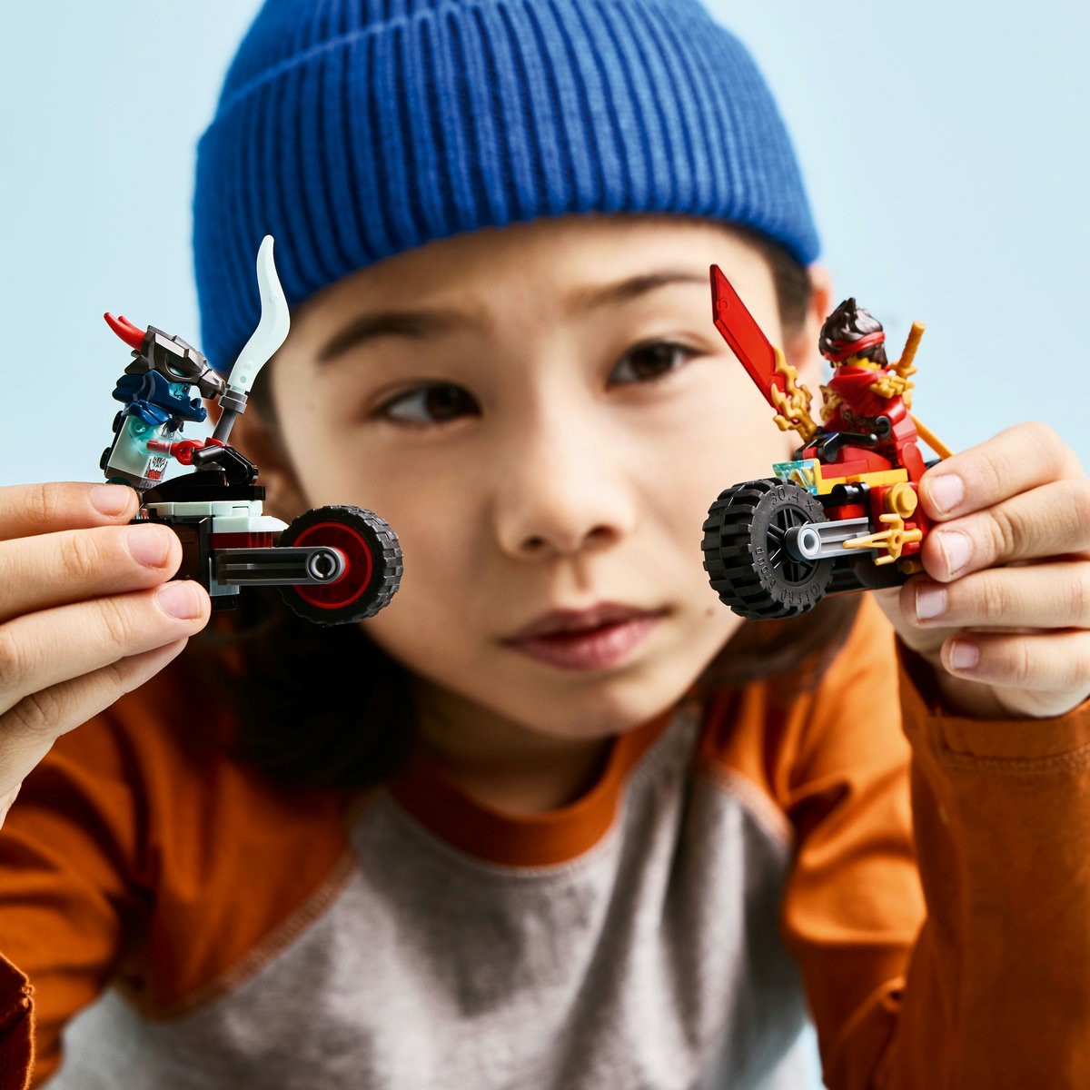 LEGO NINJAGO CURSA DE VITEZA CU MOTOCICLETA LUI KAI 71838