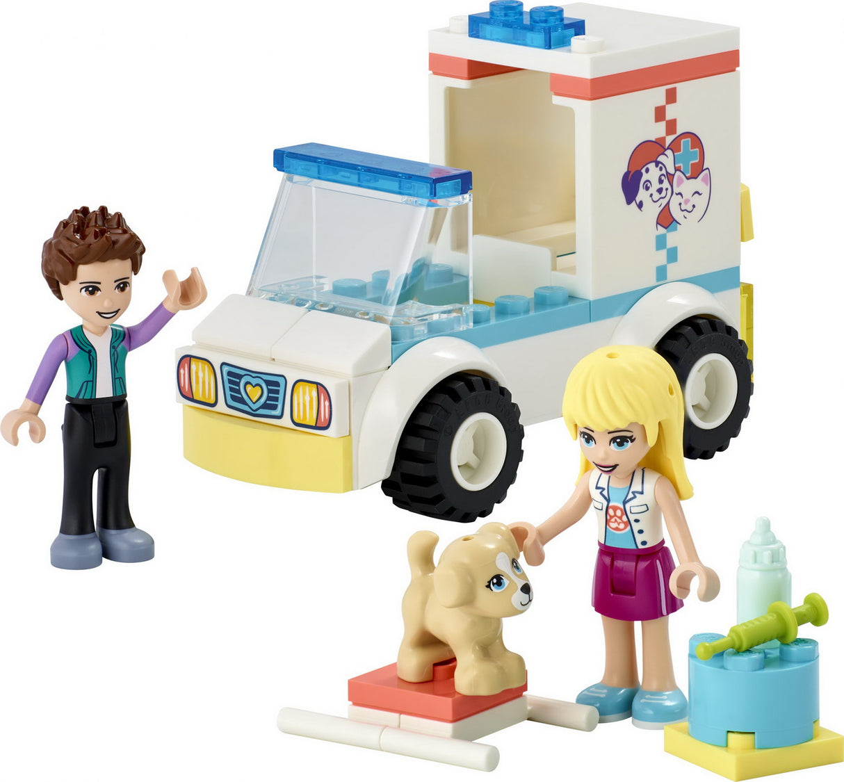 LEGO FRIENDS AMBULANTA CLINICII ANIMALUTELOR 41694