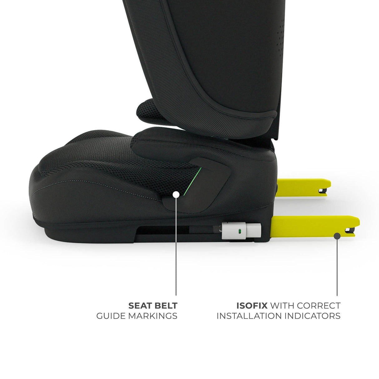 SCAUN AUTO KINDERKRAFT UNITY2 100-150 CM, BLACK
