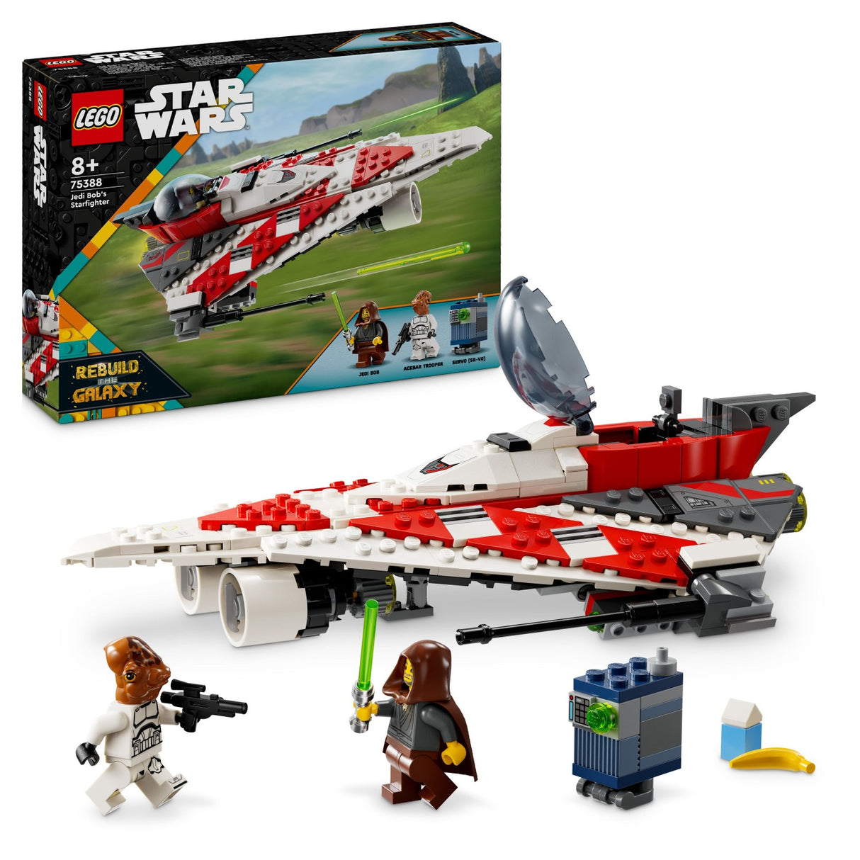 LEGO STAR WARS NAVA STELARA A LUI JEDI BOB 75388