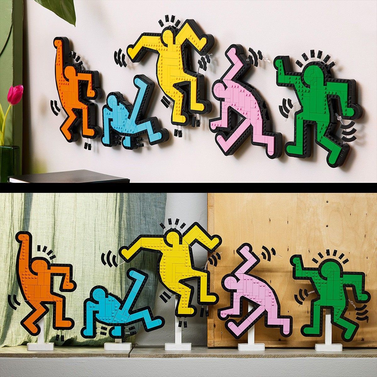 LEGO ART KEITH HARING FIGURINE CARE DANSEAZA 31216