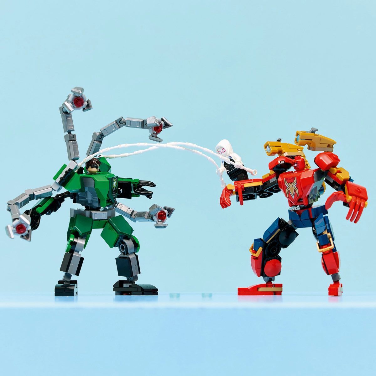 LEGO MARVEL BATALIA ROBOTILOR OMUL PAIANJEN VS DOC OCK 76338