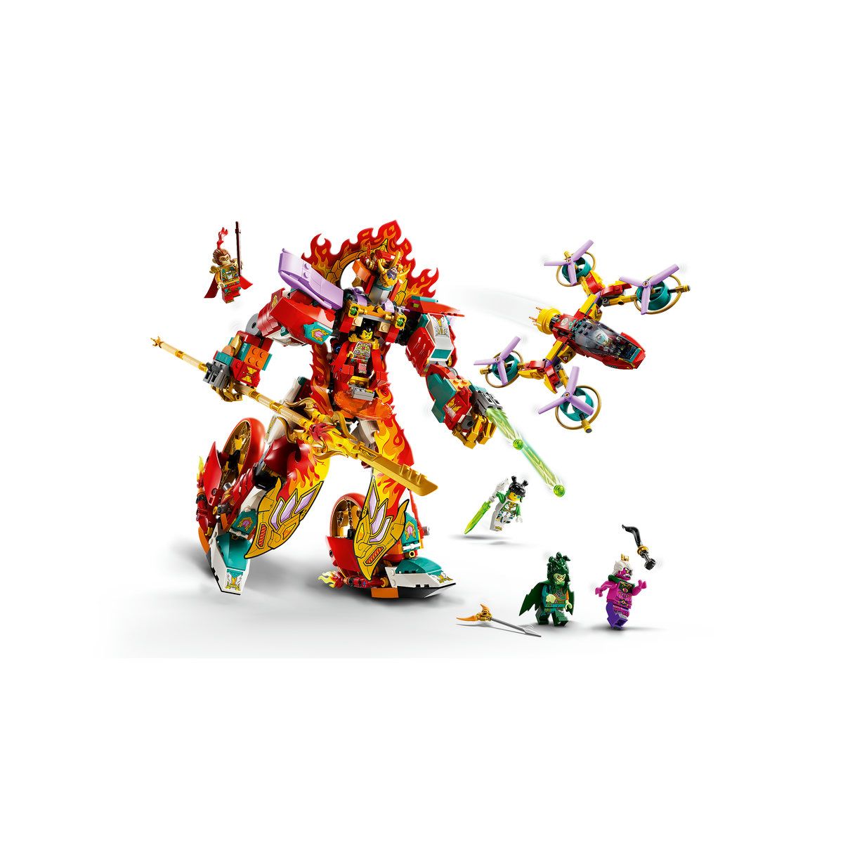LEGO MONKIE KID ROBOTUL CU INEL DE FOC AL LUI NEZHA 80057