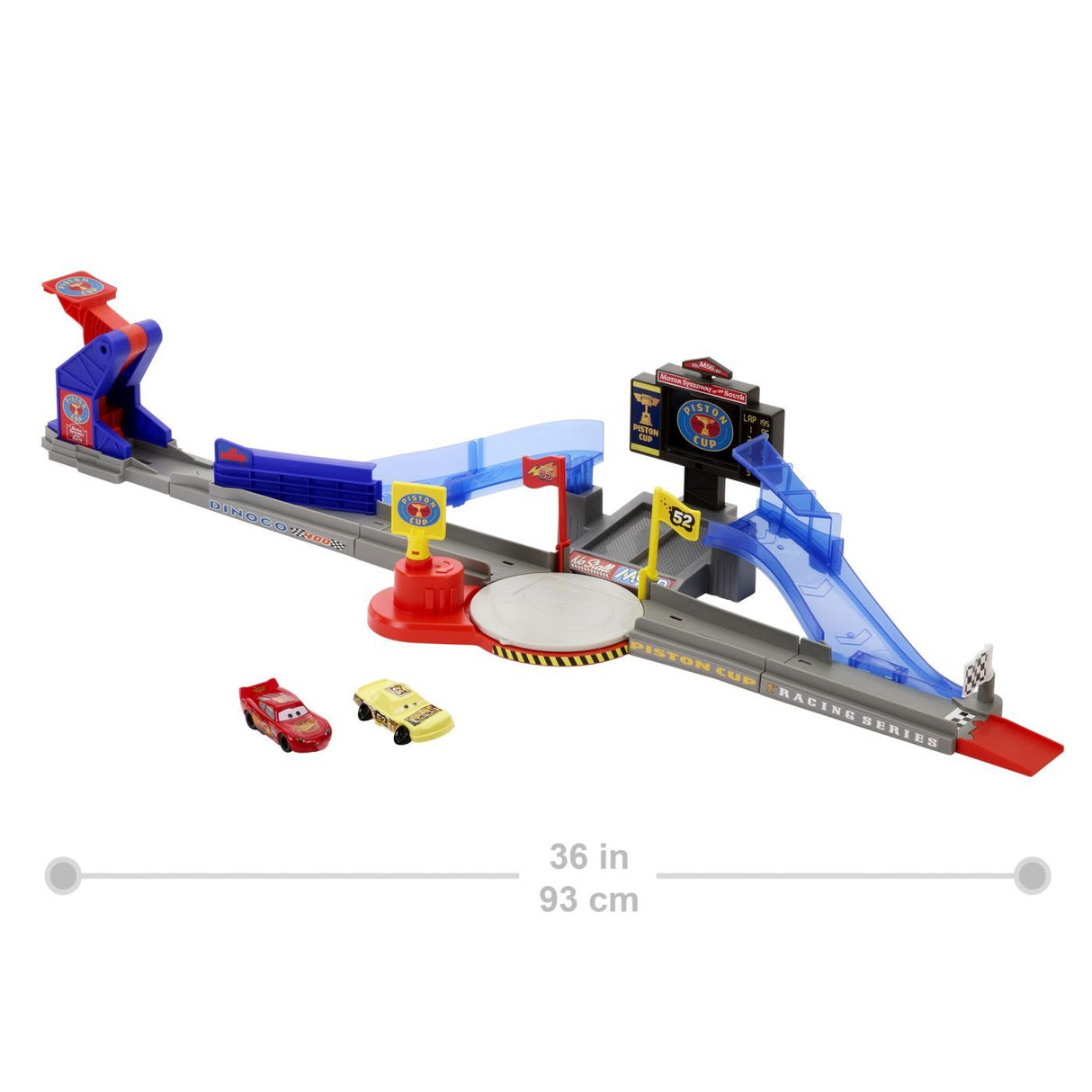 CARS SET DE JOACA PISTA DE CURSE PISTON CUP CU MASINUTA INCLUSA
