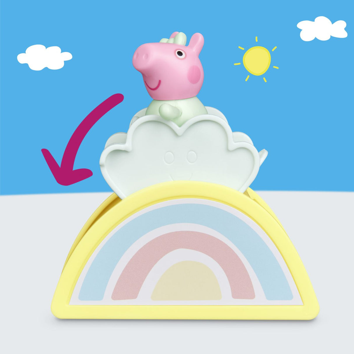 PEPPA PIG SET DE JOACA CAMERA LUI EVIE CU FIGURINE SI SI ACCESORII