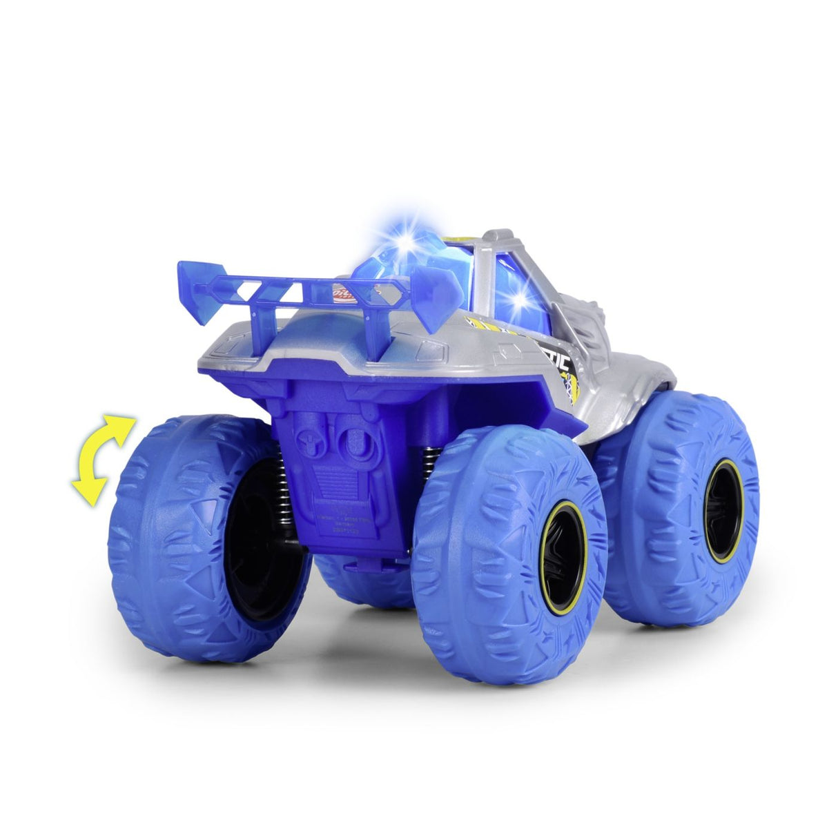 DICKIE MASINA DE TEREN ARCTIC ICE MONSTER CU LUMINI SUNETE SUSPENSII SI FUNCTIE ABUR 25CM