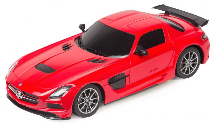 MASINA CU TELECOMANDA MERCEDES-BENZ SLS AMG ROSU CU SCARA 1 LA 18