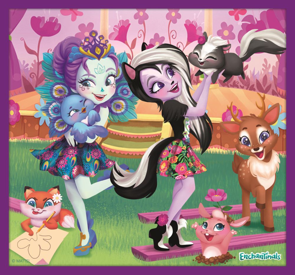 PUZZLE TREFL 10IN1 AVENTURILE ENCHANTIMALS