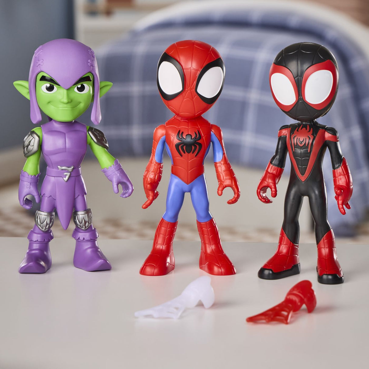 SPIDEY SI PRIETENII LUI UIMITORI MARVEL SET 3 FIGURINE SI ACCESORII