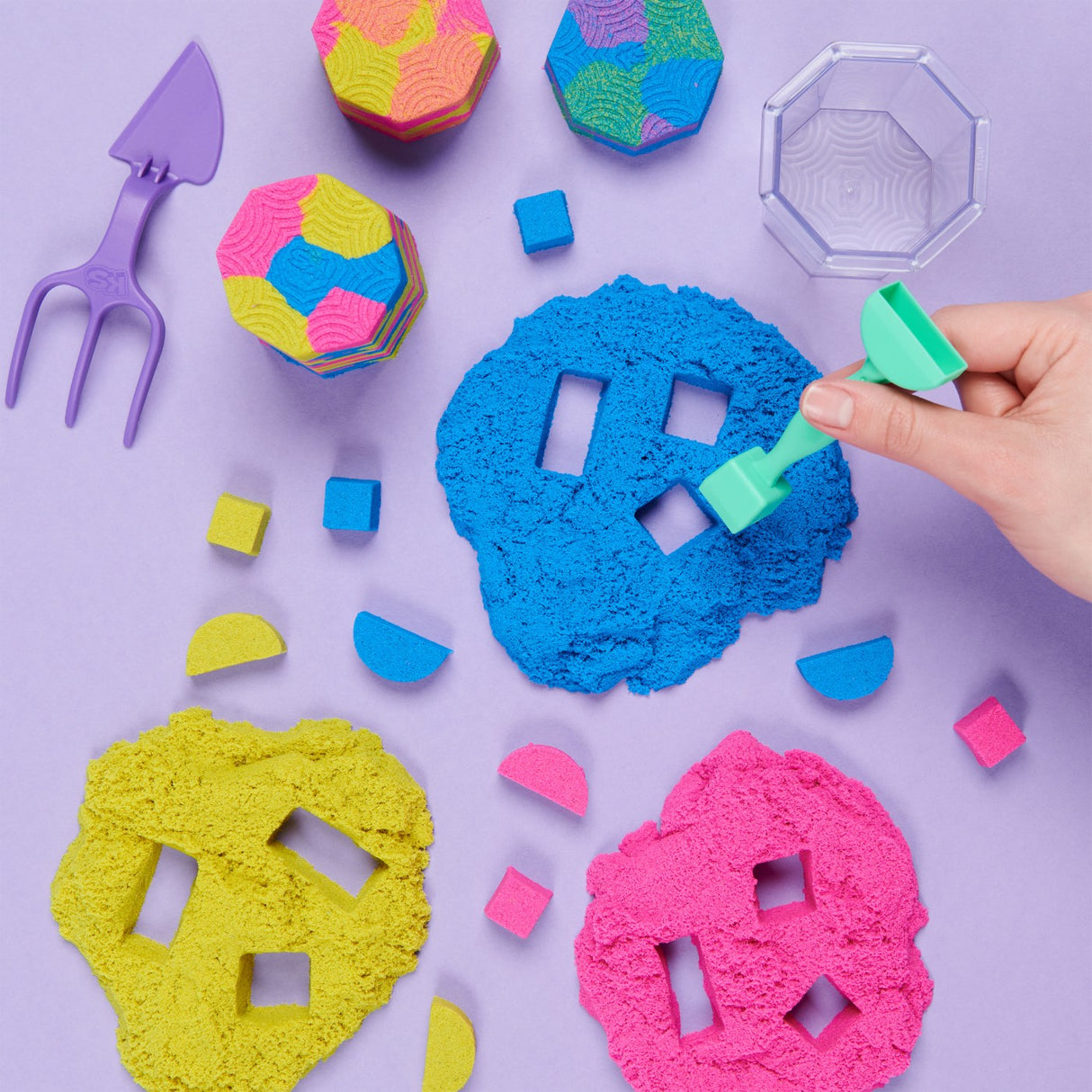KINETIC SAND SET DE CREATIE SQUISH