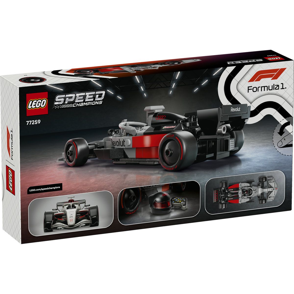 LEGO SPEED CHAMPIONS MASINA DE CURSE AUDI REVOLUT F1 TEAM R26 77259