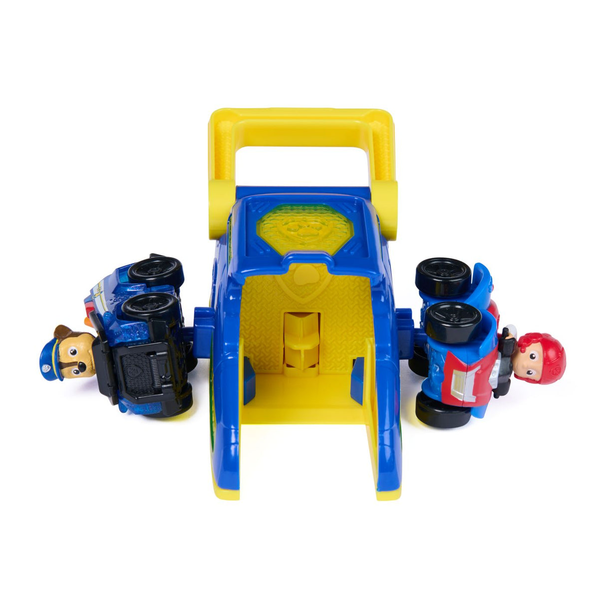 PATRULA CATELUSILOR SET FIGURINA CHASE SI VEHICUL CU LANSATOR