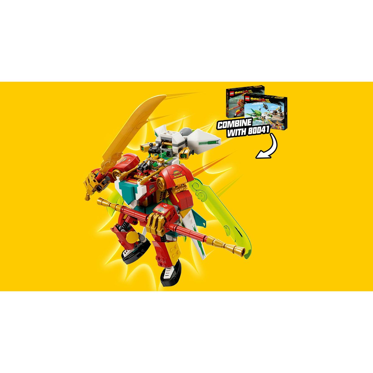 LEGO MONKIE KID ROBOTUL MULTIFUNCTIONAL AL LUI MONKIE KID 80040