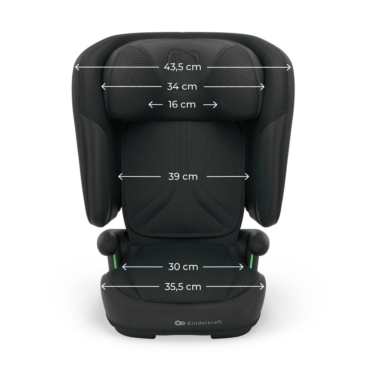 SCAUN AUTO KINDERKRAFT UNITY2 100-150 CM, BLACK