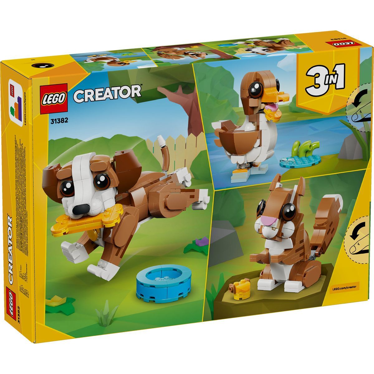LEGO CREATOR ANIMALE ADORABILE CATELUS JUCAUS 31382