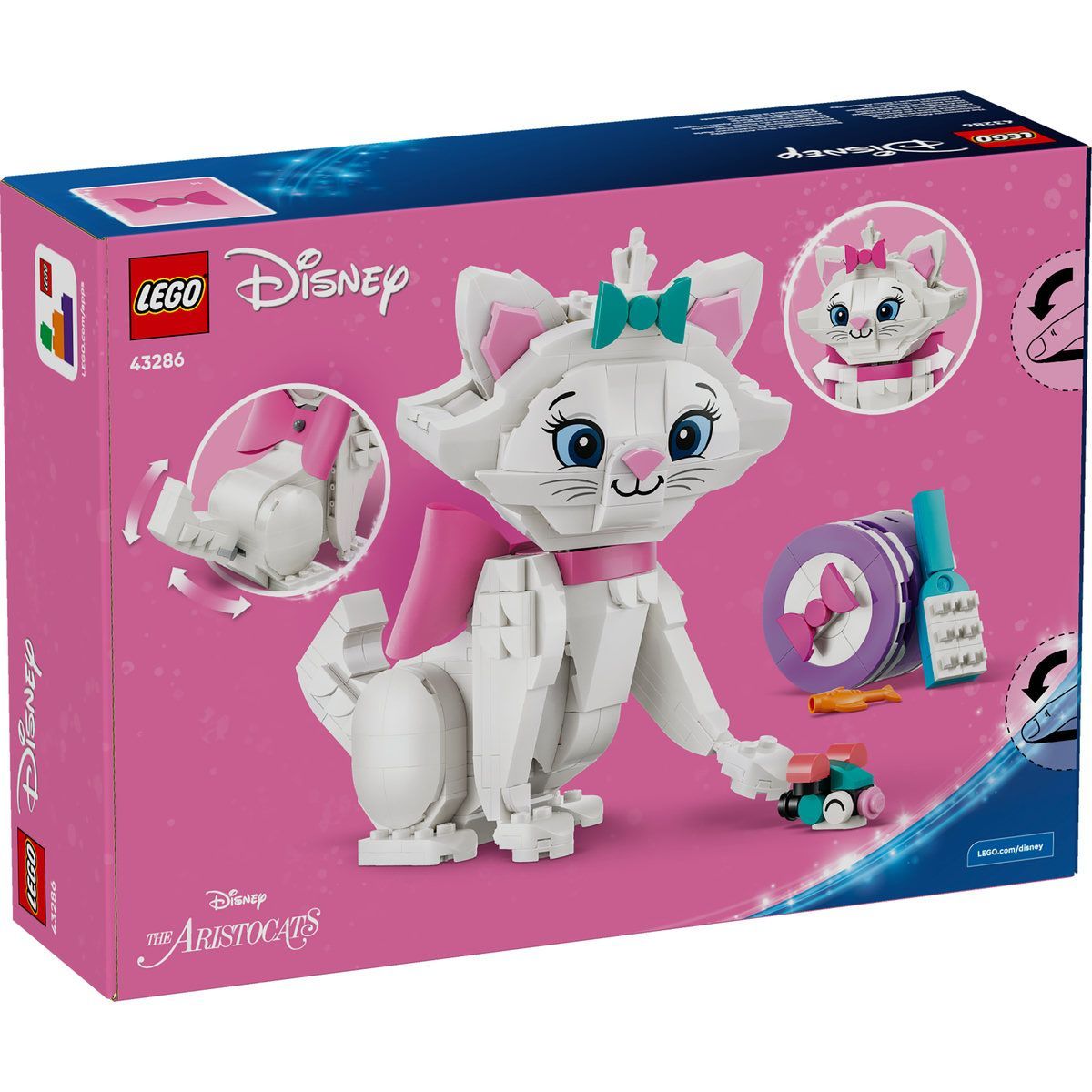 LEGO DISNEY THE ARISTOCATS ADORABILA MARIE DIN PISICILE ARISTOCRATE 43286