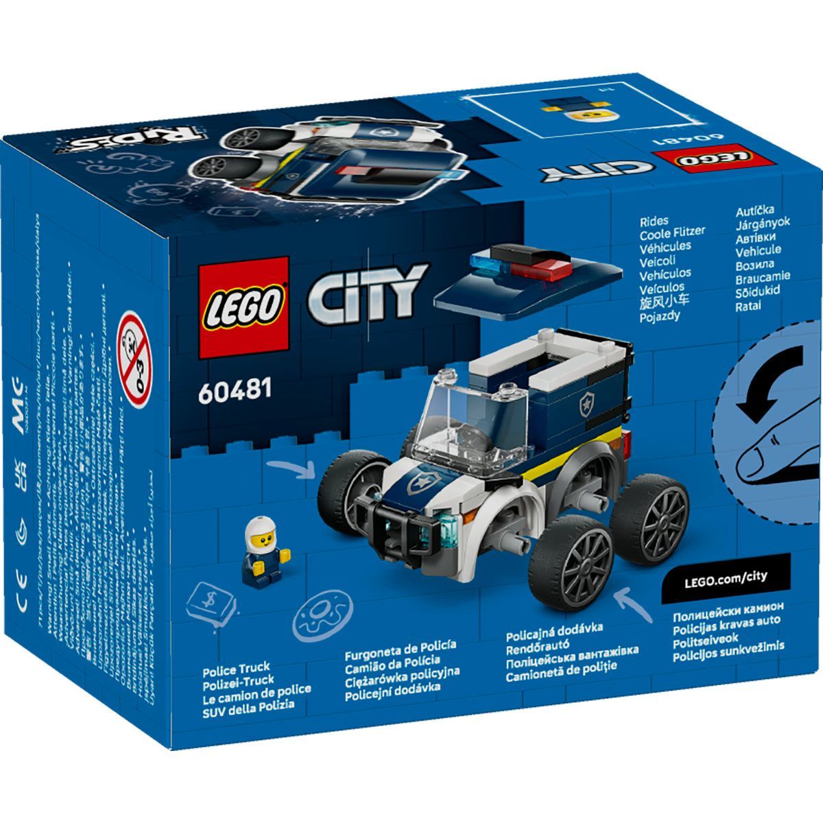 LEGO CITY VEHICULE CAMIONETA DE POLITIE 60481