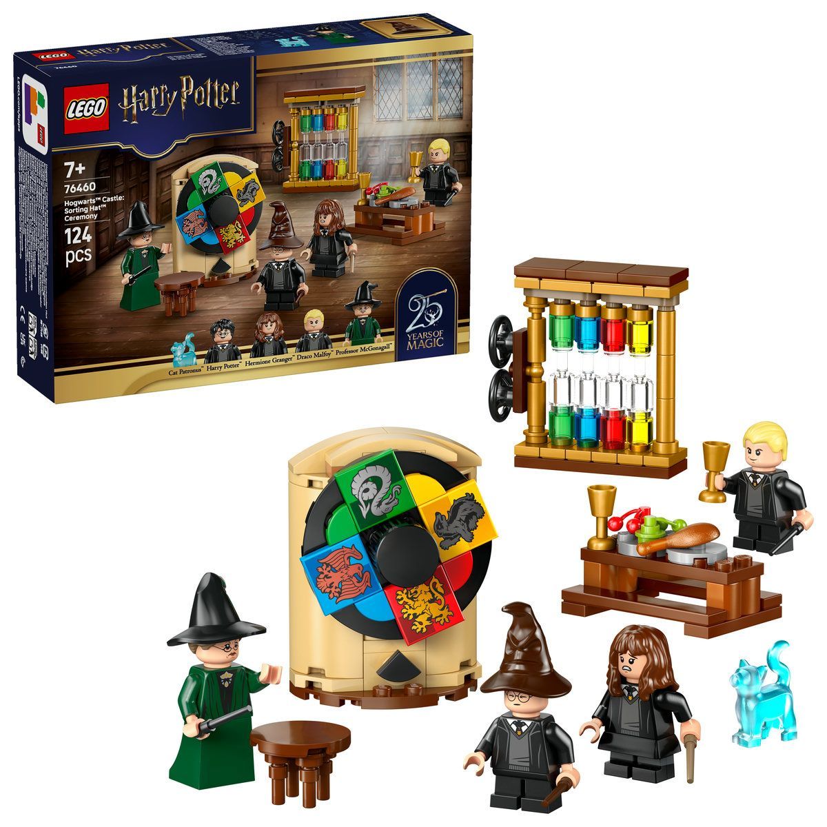LEGO HARRY POTTER CASTELUL HOGWARTS CEREMONIA JOBENULUI MAGIC 76460
