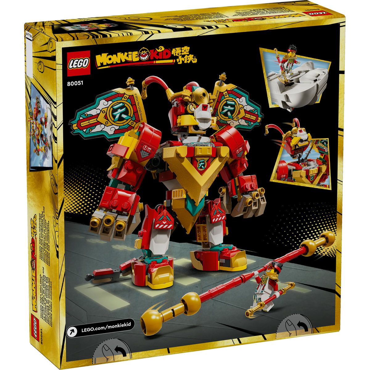 LEGO MONKIE KID MINIROBOTUL LUI MONKIE KID 80051