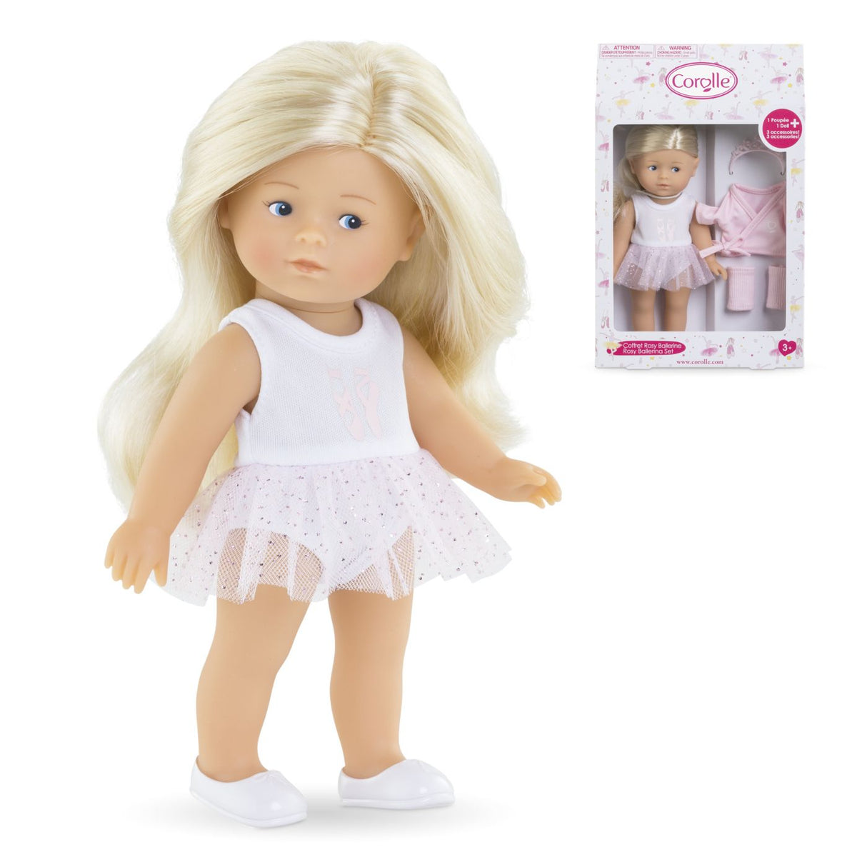 COROLLE LTC SET PAPUSA ROSY BALERINA CU ACCESORII 20CM
