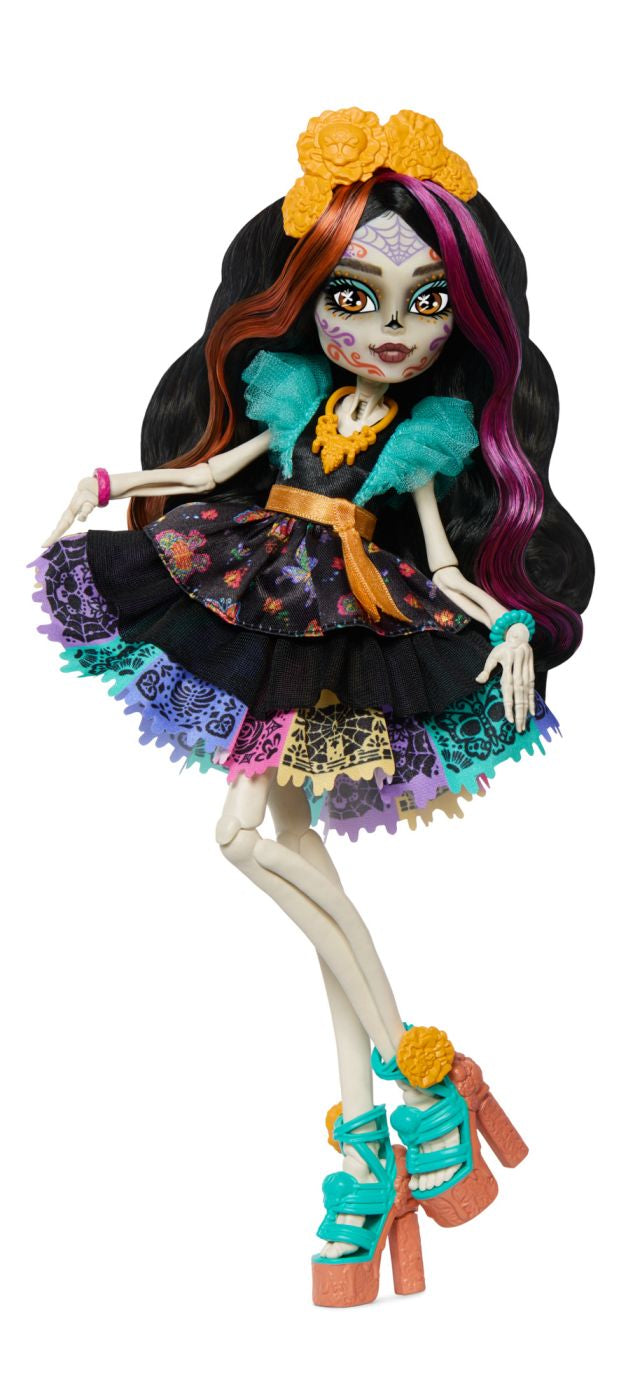 MONSTER HIGH PAPUSA SKELITA CALAVERAS CU ACCESORII