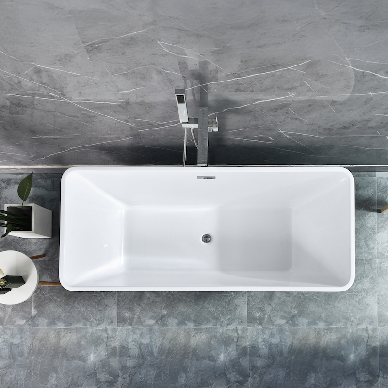 Cada Freestanding, Drepuntghiulara, Acril, Lemon Yellow - vivimall.ro