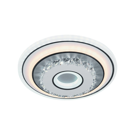 Lustra Led Cu Cristal Mita, Diametru 20Cm, Rotunda, Lumina Rece/Calda/Neutra - vivimall.ro