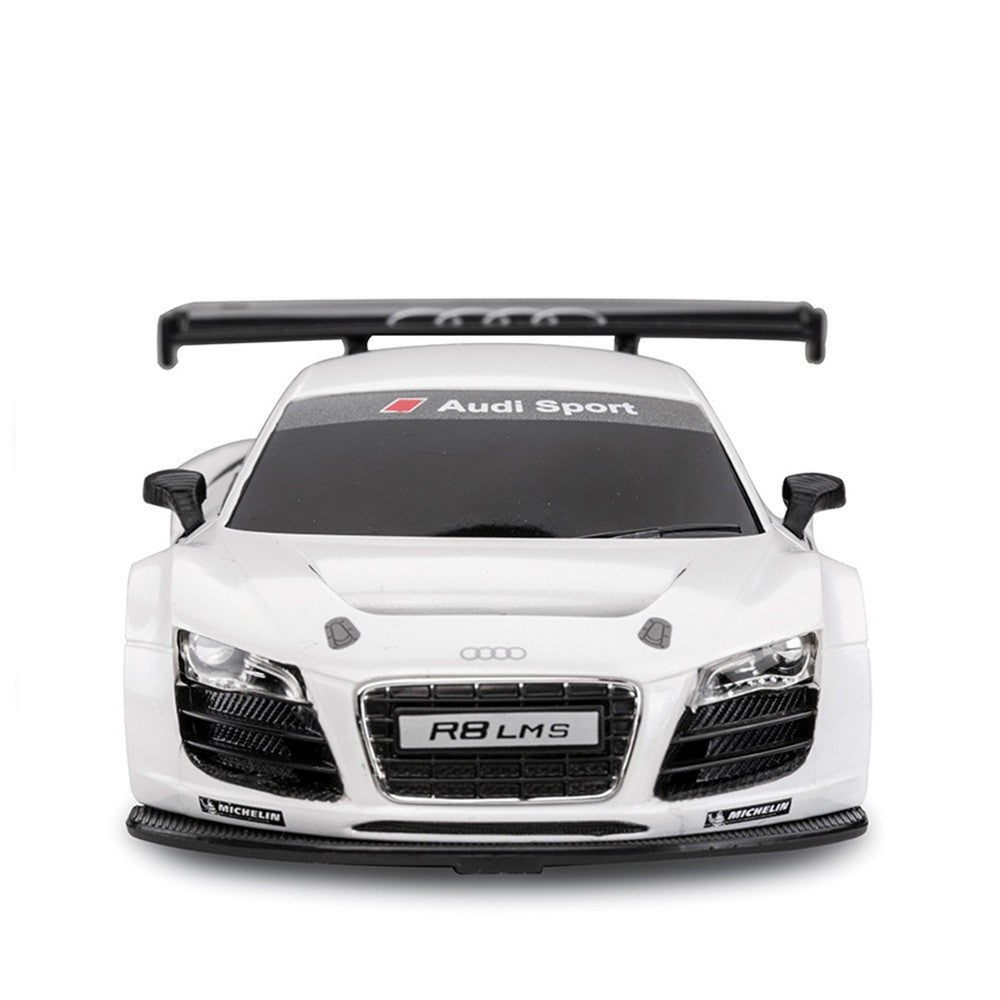 MASINA CU TELECOMANDA AUDI R8 ALB CU SCARA 1 LA 24