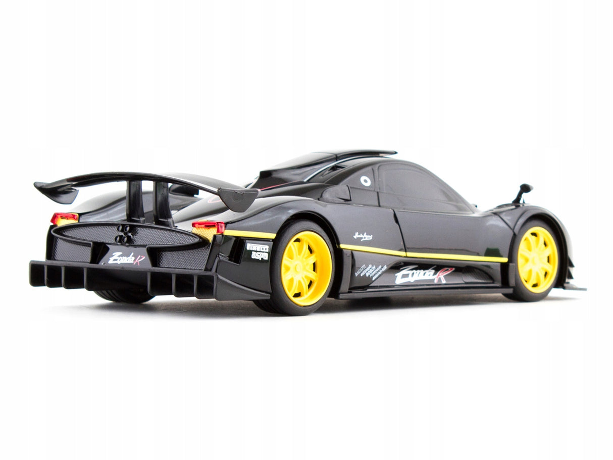 MASINA CU TELECOMANDA PAGANI ZONDA R NEGRU CU SCARA 1 LA 24