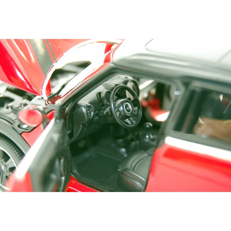 MASINUTA METALICA MINICOOPER ROSU SCARA 1 LA 24