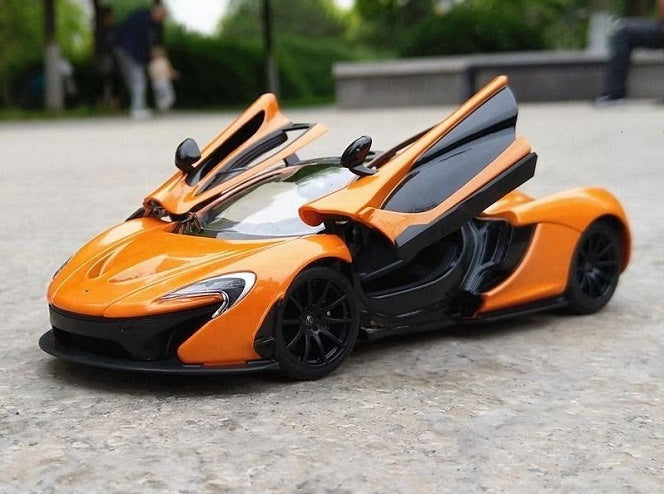 MASINUTA METALICA McLAREN P1 PORTOCALIU SCARA 1 LA 24