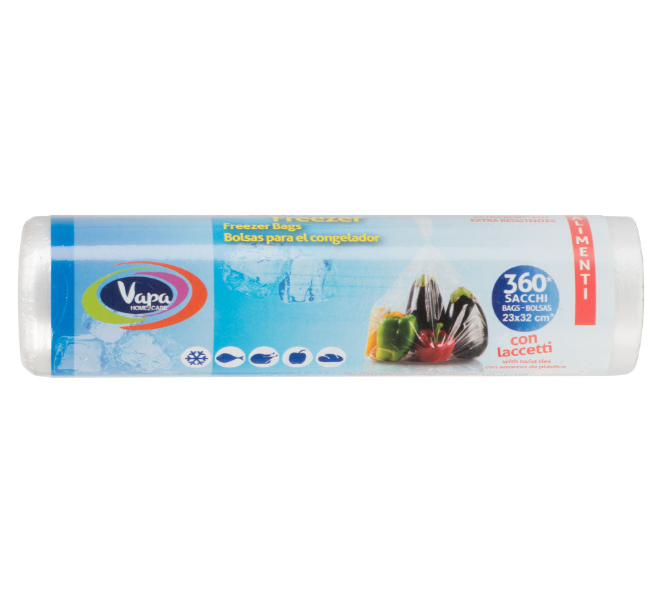 Sacchetti Freezer Linea Food - Vapsrl - 70 pz - Protejează-ți alimentele